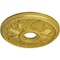 Ekena Millwork Edinburgh Ceiling Medallion (Fits Canopies up to 5 1/8"), 18 1/8"OD x 3 1/2"ID x 2 3/4"P, Rich Gold CM18ED1RGS - alternate 2